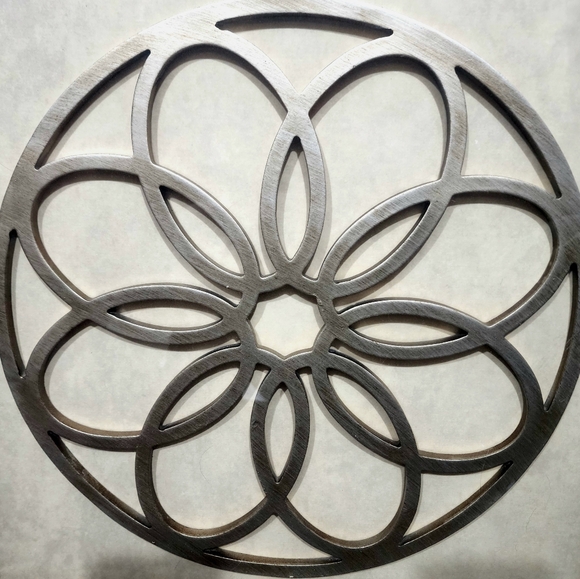 Large Contemporary Art Deco Metalwork Design Framed hanging Art - Picture 6 of 9